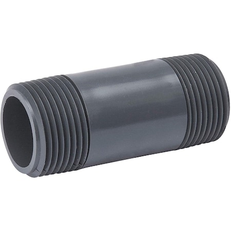 B & K 1-1/4 In. x 4 In. Schedule 80 PVC Nipple 506-040